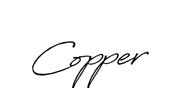 It looks lik you need a new signature style for name Copper. Design unique handwritten (Antro_Vectra_Bolder) signature with our free signature maker in just a few clicks. Copper signature style 7 images and pictures png