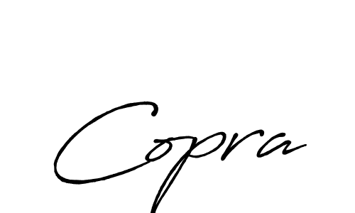 Make a beautiful signature design for name Copra. With this signature (Antro_Vectra_Bolder) style, you can create a handwritten signature for free. Copra signature style 7 images and pictures png