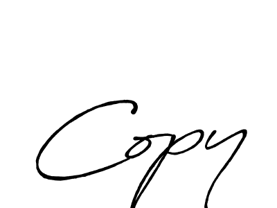 The best way (Antro_Vectra_Bolder) to make a short signature is to pick only two or three words in your name. The name Copy include a total of six letters. For converting this name. Copy signature style 7 images and pictures png