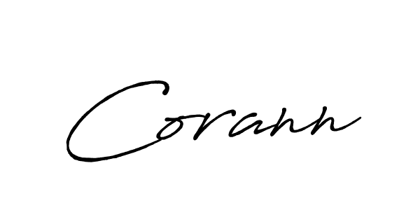 Make a beautiful signature design for name Corann. Use this online signature maker to create a handwritten signature for free. Corann signature style 7 images and pictures png