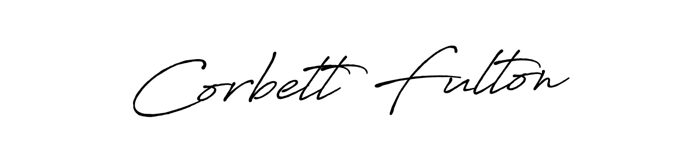 It looks lik you need a new signature style for name Corbett Fulton. Design unique handwritten (Antro_Vectra_Bolder) signature with our free signature maker in just a few clicks. Corbett Fulton signature style 7 images and pictures png