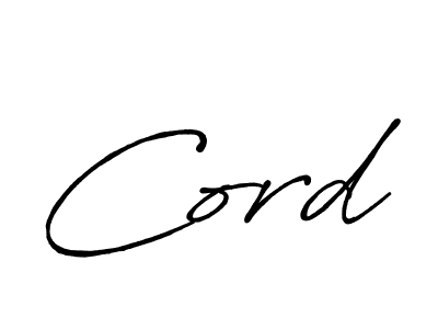 How to make Cord name signature. Use Antro_Vectra_Bolder style for creating short signs online. This is the latest handwritten sign. Cord signature style 7 images and pictures png