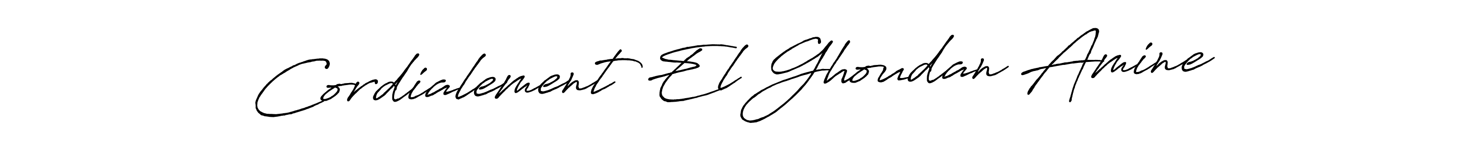 Best and Professional Signature Style for Cordialement El Ghoudan Amine. Antro_Vectra_Bolder Best Signature Style Collection. Cordialement El Ghoudan Amine signature style 7 images and pictures png