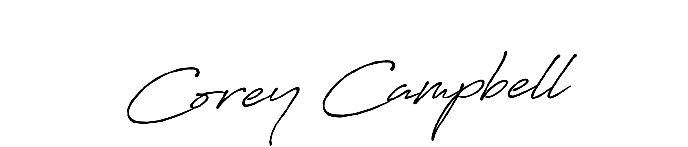 The best way (Antro_Vectra_Bolder) to make a short signature is to pick only two or three words in your name. The name Corey Campbell include a total of six letters. For converting this name. Corey Campbell signature style 7 images and pictures png