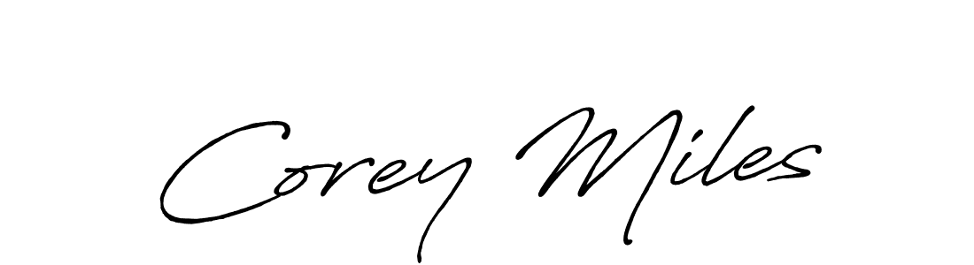 if you are searching for the best signature style for your name Corey Miles. so please give up your signature search. here we have designed multiple signature styles  using Antro_Vectra_Bolder. Corey Miles signature style 7 images and pictures png