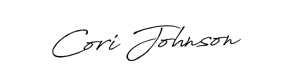 The best way (Antro_Vectra_Bolder) to make a short signature is to pick only two or three words in your name. The name Cori Johnson include a total of six letters. For converting this name. Cori Johnson signature style 7 images and pictures png