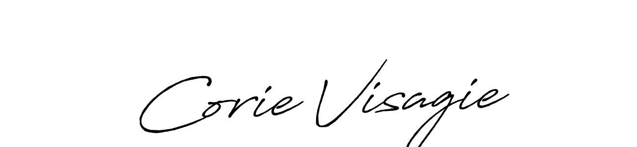 It looks lik you need a new signature style for name Corie Visagie. Design unique handwritten (Antro_Vectra_Bolder) signature with our free signature maker in just a few clicks. Corie Visagie signature style 7 images and pictures png