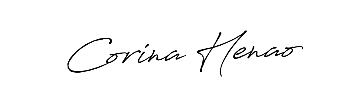 How to make Corina Henao signature? Antro_Vectra_Bolder is a professional autograph style. Create handwritten signature for Corina Henao name. Corina Henao signature style 7 images and pictures png
