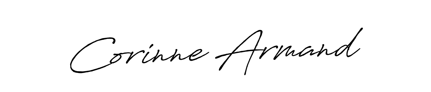 Use a signature maker to create a handwritten signature online. With this signature software, you can design (Antro_Vectra_Bolder) your own signature for name Corinne Armand. Corinne Armand signature style 7 images and pictures png