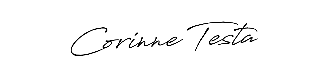 This is the best signature style for the Corinne Testa name. Also you like these signature font (Antro_Vectra_Bolder). Mix name signature. Corinne Testa signature style 7 images and pictures png