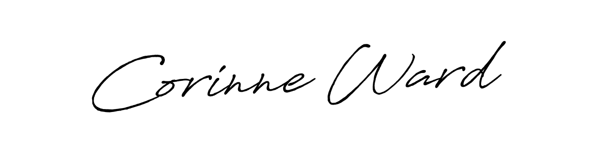 Antro_Vectra_Bolder is a professional signature style that is perfect for those who want to add a touch of class to their signature. It is also a great choice for those who want to make their signature more unique. Get Corinne Ward name to fancy signature for free. Corinne Ward signature style 7 images and pictures png