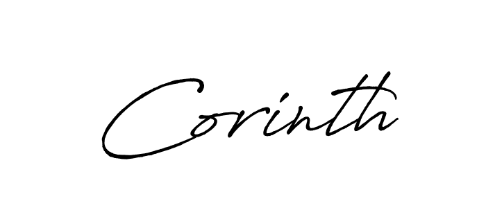 Also You can easily find your signature by using the search form. We will create Corinth name handwritten signature images for you free of cost using Antro_Vectra_Bolder sign style. Corinth signature style 7 images and pictures png