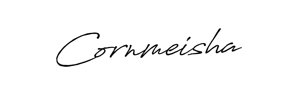 Use a signature maker to create a handwritten signature online. With this signature software, you can design (Antro_Vectra_Bolder) your own signature for name Cornmeisha. Cornmeisha signature style 7 images and pictures png