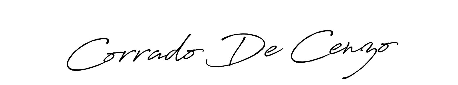 The best way (Antro_Vectra_Bolder) to make a short signature is to pick only two or three words in your name. The name Corrado De Cenzo include a total of six letters. For converting this name. Corrado De Cenzo signature style 7 images and pictures png