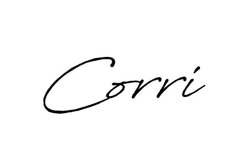 Also we have Corri name is the best signature style. Create professional handwritten signature collection using Antro_Vectra_Bolder autograph style. Corri signature style 7 images and pictures png