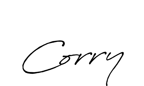 if you are searching for the best signature style for your name Corry. so please give up your signature search. here we have designed multiple signature styles  using Antro_Vectra_Bolder. Corry signature style 7 images and pictures png