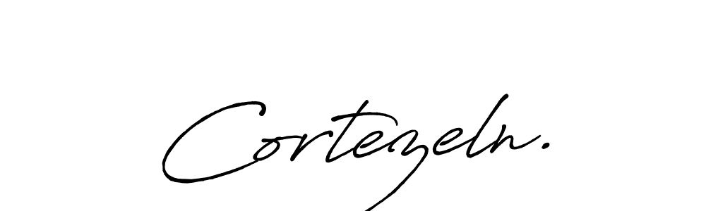 if you are searching for the best signature style for your name Cortezeln.. so please give up your signature search. here we have designed multiple signature styles  using Antro_Vectra_Bolder. Cortezeln. signature style 7 images and pictures png