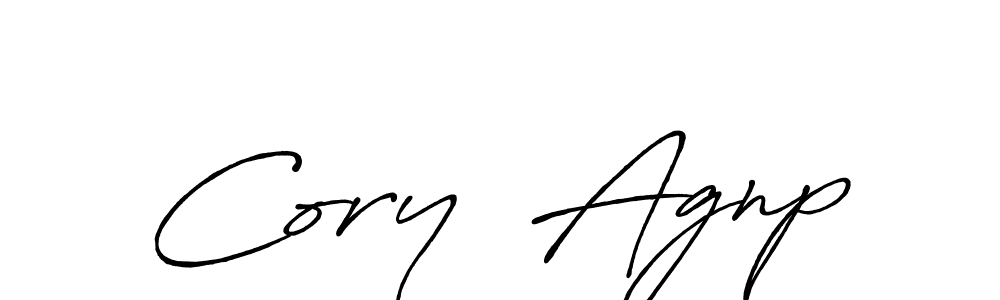 Similarly Antro_Vectra_Bolder is the best handwritten signature design. Signature creator online .You can use it as an online autograph creator for name Cory  Agnp. Cory  Agnp signature style 7 images and pictures png