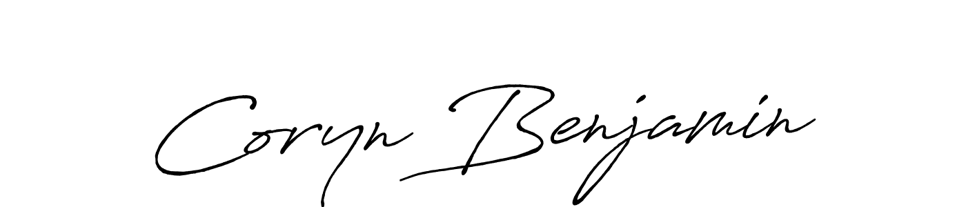 Also we have Coryn Benjamin name is the best signature style. Create professional handwritten signature collection using Antro_Vectra_Bolder autograph style. Coryn Benjamin signature style 7 images and pictures png