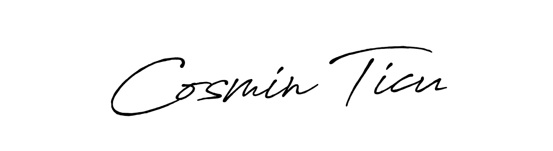 Use a signature maker to create a handwritten signature online. With this signature software, you can design (Antro_Vectra_Bolder) your own signature for name Cosmin Ticu. Cosmin Ticu signature style 7 images and pictures png