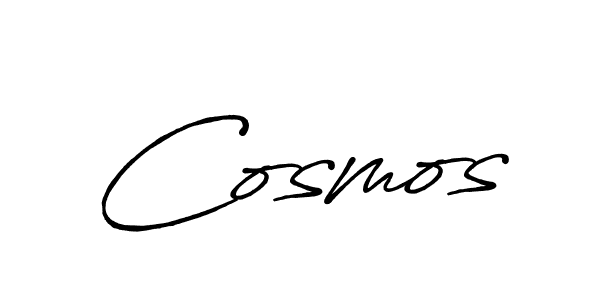 You should practise on your own different ways (Antro_Vectra_Bolder) to write your name (Cosmos) in signature. don't let someone else do it for you. Cosmos signature style 7 images and pictures png