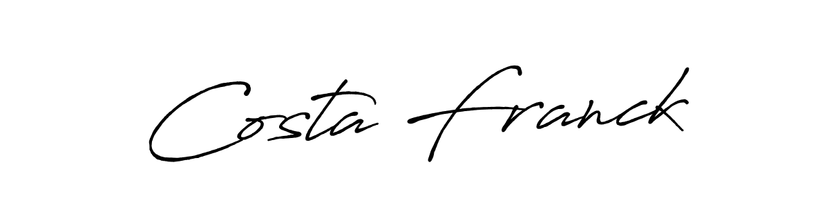 Once you've used our free online signature maker to create your best signature Antro_Vectra_Bolder style, it's time to enjoy all of the benefits that Costa Franck name signing documents. Costa Franck signature style 7 images and pictures png