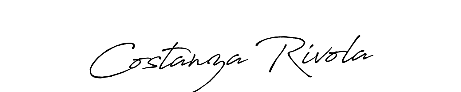 Also You can easily find your signature by using the search form. We will create Costanza Rivola name handwritten signature images for you free of cost using Antro_Vectra_Bolder sign style. Costanza Rivola signature style 7 images and pictures png