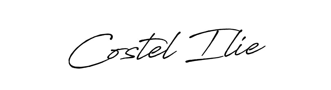 The best way (Antro_Vectra_Bolder) to make a short signature is to pick only two or three words in your name. The name Costel Ilie include a total of six letters. For converting this name. Costel Ilie signature style 7 images and pictures png