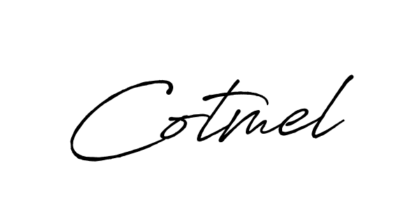 Create a beautiful signature design for name Cotmel. With this signature (Antro_Vectra_Bolder) fonts, you can make a handwritten signature for free. Cotmel signature style 7 images and pictures png