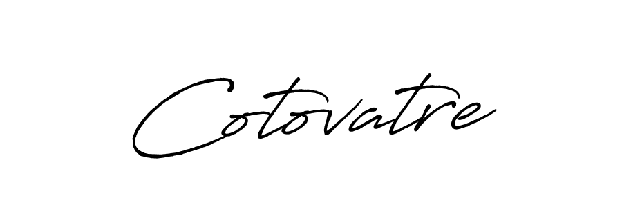 Make a beautiful signature design for name Cotovatre. With this signature (Antro_Vectra_Bolder) style, you can create a handwritten signature for free. Cotovatre signature style 7 images and pictures png