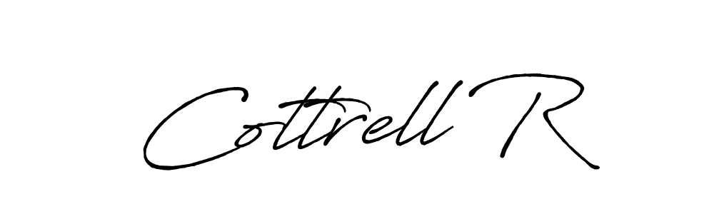 How to Draw Cottrell R signature style? Antro_Vectra_Bolder is a latest design signature styles for name Cottrell R. Cottrell R signature style 7 images and pictures png