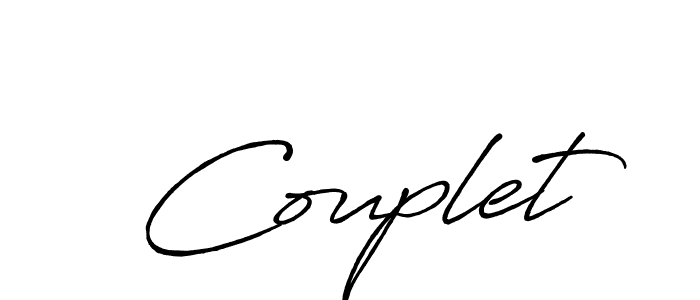 How to Draw Couplet signature style? Antro_Vectra_Bolder is a latest design signature styles for name Couplet. Couplet signature style 7 images and pictures png