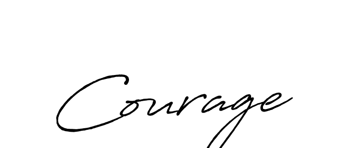 The best way (Antro_Vectra_Bolder) to make a short signature is to pick only two or three words in your name. The name Courage include a total of six letters. For converting this name. Courage signature style 7 images and pictures png