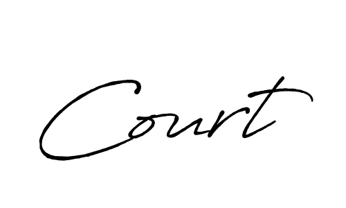 Court stylish signature style. Best Handwritten Sign (Antro_Vectra_Bolder) for my name. Handwritten Signature Collection Ideas for my name Court. Court signature style 7 images and pictures png