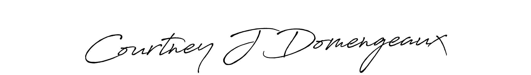 Also we have Courtney J Domengeaux name is the best signature style. Create professional handwritten signature collection using Antro_Vectra_Bolder autograph style. Courtney J Domengeaux signature style 7 images and pictures png