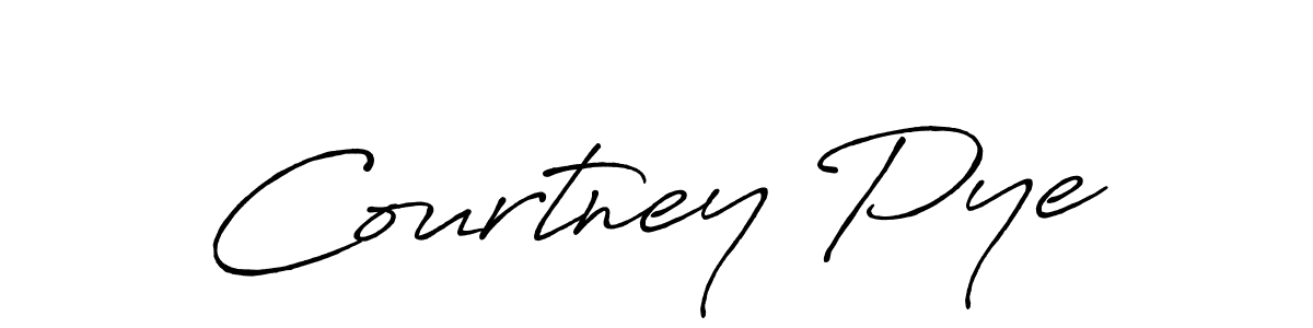 How to make Courtney Pye signature? Antro_Vectra_Bolder is a professional autograph style. Create handwritten signature for Courtney Pye name. Courtney Pye signature style 7 images and pictures png