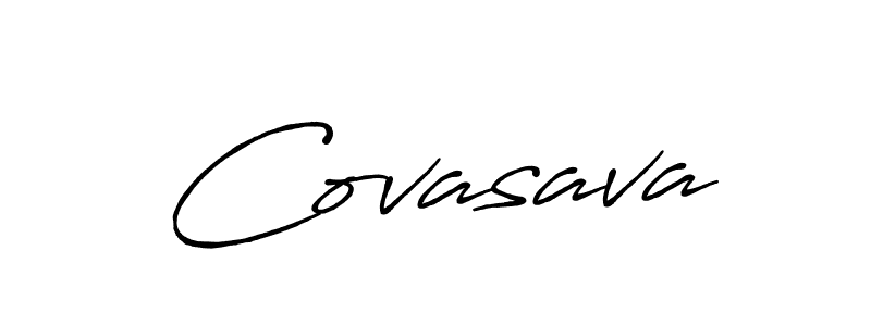 Use a signature maker to create a handwritten signature online. With this signature software, you can design (Antro_Vectra_Bolder) your own signature for name Covasava. Covasava signature style 7 images and pictures png
