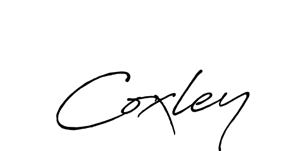 How to make Coxley signature? Antro_Vectra_Bolder is a professional autograph style. Create handwritten signature for Coxley name. Coxley signature style 7 images and pictures png