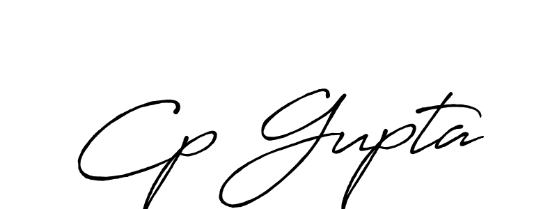 Make a beautiful signature design for name Cp Gupta. Use this online signature maker to create a handwritten signature for free. Cp Gupta signature style 7 images and pictures png