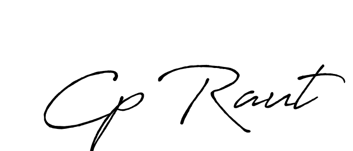 Create a beautiful signature design for name Cp Raut. With this signature (Antro_Vectra_Bolder) fonts, you can make a handwritten signature for free. Cp Raut signature style 7 images and pictures png