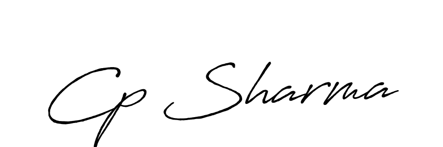 Also we have Cp Sharma name is the best signature style. Create professional handwritten signature collection using Antro_Vectra_Bolder autograph style. Cp Sharma signature style 7 images and pictures png