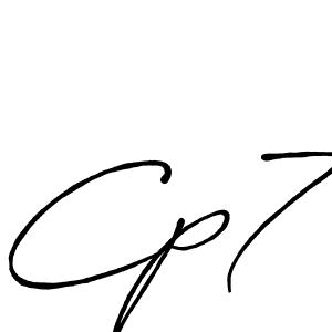 Make a beautiful signature design for name Cp7. With this signature (Antro_Vectra_Bolder) style, you can create a handwritten signature for free. Cp7 signature style 7 images and pictures png