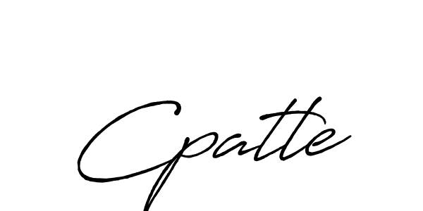 Cpatle stylish signature style. Best Handwritten Sign (Antro_Vectra_Bolder) for my name. Handwritten Signature Collection Ideas for my name Cpatle. Cpatle signature style 7 images and pictures png