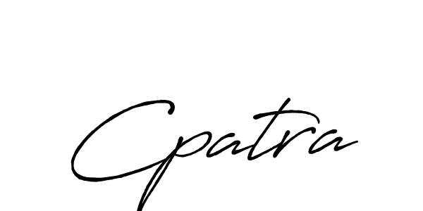 Create a beautiful signature design for name Cpatra. With this signature (Antro_Vectra_Bolder) fonts, you can make a handwritten signature for free. Cpatra signature style 7 images and pictures png