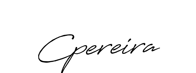 Cpereira stylish signature style. Best Handwritten Sign (Antro_Vectra_Bolder) for my name. Handwritten Signature Collection Ideas for my name Cpereira. Cpereira signature style 7 images and pictures png