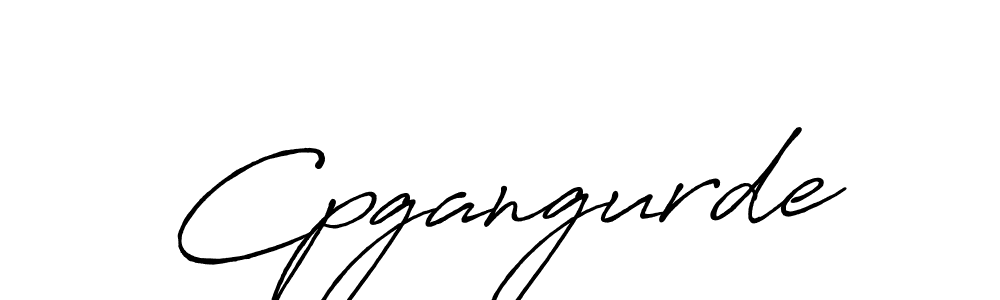 Use a signature maker to create a handwritten signature online. With this signature software, you can design (Antro_Vectra_Bolder) your own signature for name Cpgangurde. Cpgangurde signature style 7 images and pictures png