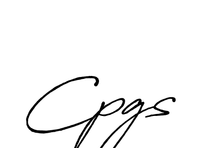 Cpgs stylish signature style. Best Handwritten Sign (Antro_Vectra_Bolder) for my name. Handwritten Signature Collection Ideas for my name Cpgs. Cpgs signature style 7 images and pictures png