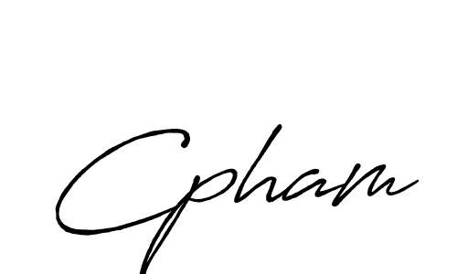Design your own signature with our free online signature maker. With this signature software, you can create a handwritten (Antro_Vectra_Bolder) signature for name Cpham. Cpham signature style 7 images and pictures png