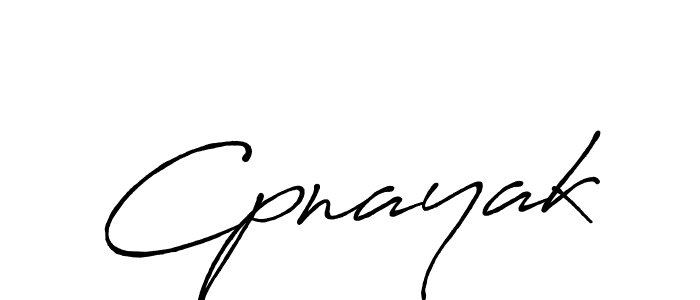 Cpnayak stylish signature style. Best Handwritten Sign (Antro_Vectra_Bolder) for my name. Handwritten Signature Collection Ideas for my name Cpnayak. Cpnayak signature style 7 images and pictures png