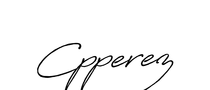 Also we have Cpperez name is the best signature style. Create professional handwritten signature collection using Antro_Vectra_Bolder autograph style. Cpperez signature style 7 images and pictures png